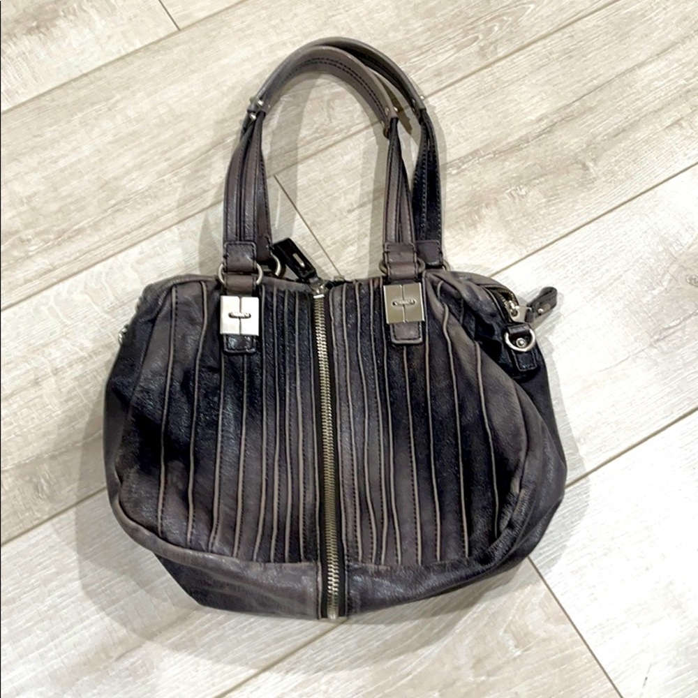 Grey/Black Ombré Expandable Tulah Ray Handbag